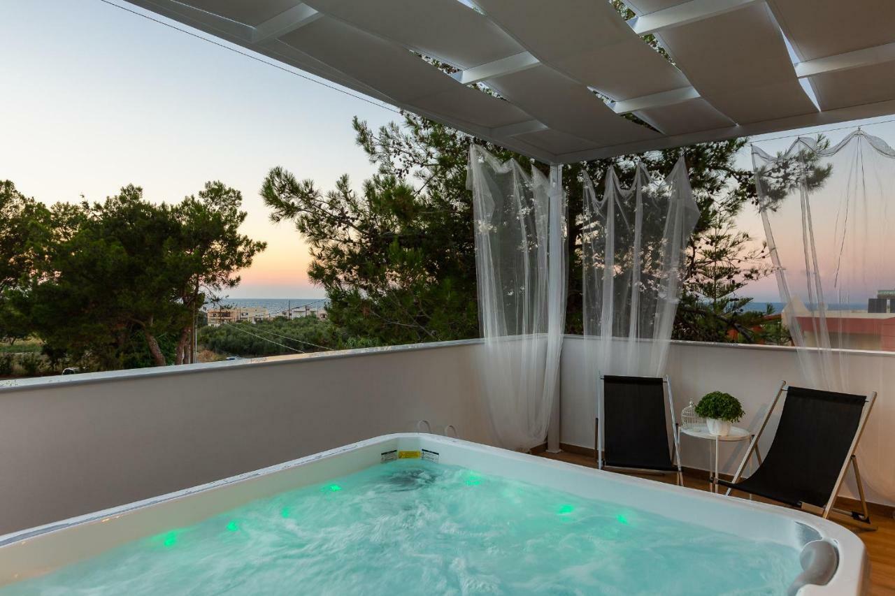 Nisos Villa, Pool & Heated Spawhirlpool, Walking To Beach, By Thinkvilla Сфакаки Экстерьер фото